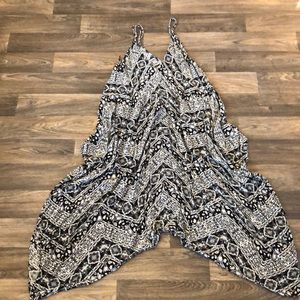 Black and white jumpsuit